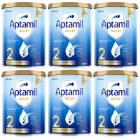 【顺丰快线】【6罐包邮】爱他美金装2段婴儿奶粉（6-12个月）保质期:02/2027