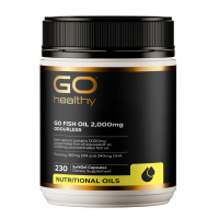Go Healthy高之源无腥鱼油2000mg 230粒 保质期：01/2028