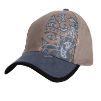 Cap NZ & MAORI DESIGN GREY	新西兰帽 -新西兰 & 毛利图案  灰色