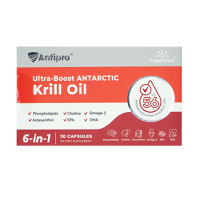 Antipro 极地南极磷虾油6合1 胶囊 30粒  保质期：01/2029
